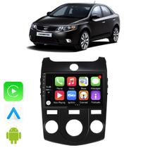 Kit Multimidia Kia Cerato 2009 2010 2011 2012 2013 9" CarPlay Android Auto Bluetooth Google Assistente e Siri - E-Carplay