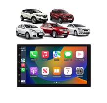 Kit Multimídia Kwid 7 Pol CarPlay AndroidAuto USB Bt FM - 708BR Roadstar