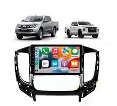 Kit Multimidia L200 Triton 2016 / 2025 Ar Digital 9 Pol Carplay AndroidAuto - Roadstar 7009BR