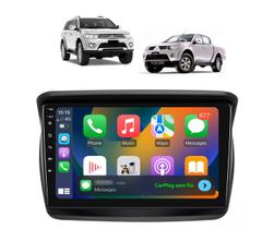 Kit Multimídia L200 Triton Pajero Dakar 2009 / 2018 9 Pol Android Carplay 2/32GB - 915BR ROADSTAR