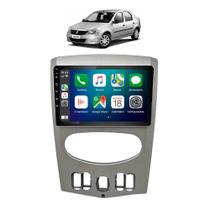 Kit Multimídia Logan 2007 / 2010 9 Pol CarPlay AndroidAuto BT USB FM - Roadstar 7009BR