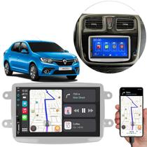 Kit Multimidia Logan 2011 a 2024 Mp5 7" Pol Android-Auto Carplay