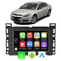 Kit Multimidia Malibu 2010 2011 2012 2013 7" Android-Auto/Carplay Voz Google Siri Tv Bluetooth GPS - E-Carplay