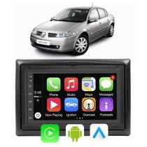 Kit Multimidia Megane 2007 08 09 10 11 12 2013 7" CarPlay Android Auto Voz Google Siri Tv Online