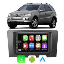 Kit Multimidia ML 2006 2007 2008 2009 2010 7" CarPlay Android Auto Voz Google Siri Tv Online Gps Integrado