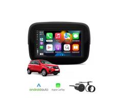 Kit Multimídia Mobi 2017 18 19 20 21 22 23 24 25 Carplay AndroidAuto Sem Fio First Option 8100