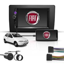 Kit Multimídia Mp5 2 Din 7" Bt Espelha Fiat Palio 1996/2005
