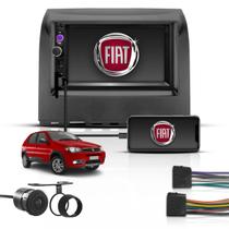 Kit Multimídia Mp5 2 Din 7" Bt Espelha Fiat Palio Fire Cinza