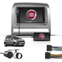 Kit Multimídia Mp5 2 Din 7" Bt Espelha Universal Fiat Idea