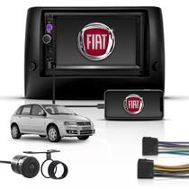 Kit Multimídia Mp5 2 Din 7" Bt Espelha Universal Fiat Stilo