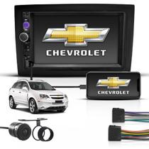 Kit Multimídia Mp5 2 Din Bt Espelha Chevrolet Captiva 08/16