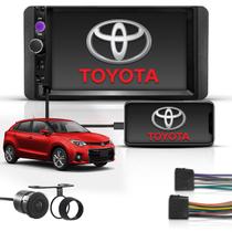 Kit Multimídia Mp5 2 Din Bt Espelha Toyota Corolla Fielder