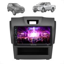 Kit Multimidia MP5 2 Din + Moldura 1Din/2Din S10 Trailblazer 2012 2013 2014 2015 2016