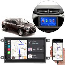 Kit multimidia mp5 7" prisma 13/19 preto jp/ch chevrolet car