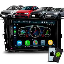 Kit Multimídia MP5 7" Roadstar + Moldura 2DIN Black Piano TCross/Polo/Virtus/Nivus CarPlay e Android Auto