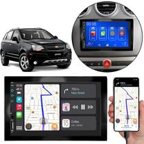 Kit Multimídia Mp5 Captiva 2008-2017 7 Pol Carplay Android Auto + Câmera