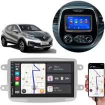 Kit Multimídia MP5 Captur 2017 a 2024 7 Pol Android-Auto Carplay