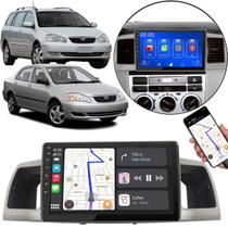 Kit Multimidia MP5 CarPlay 9 Polegadas Corolla Fielder 2003 2004 2005 2006 2007 2008