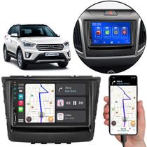 Kit Multimídia Mp5 Creta 2016-2021 7 Pol Carplay Android-Auto + Câmera de ré