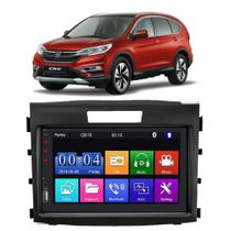 Kit Multimídia Mp5 Crv 2012 2013 2014 2015 2016 7 Polegadas Espelhamento Android e IOS USB