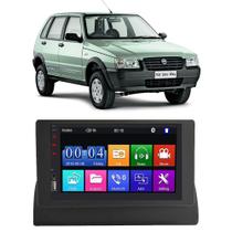 Kit Multimídia Mp5 Fiorino Uno 1995 A 2013 7 Polegadas Espelhamento Android e IOS USB SD