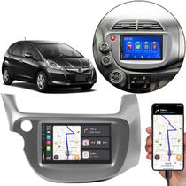 Kit Multimídia Mp5 Fit 2009-2014 Tela 7 Pol Touch Carplay + Câmera de ré