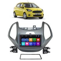 Kit Multimídia Mp5 Ford Ka 2015 2016 2017 Sem Sync 7 Polegadas Espelhamento Android e IOS Bt