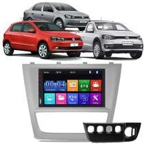 Kit Multimídia Mp5 Gol Saveiro Voyage G6 2013 2014 2015 2016 7 Polegadas IOS USB SD Bluetooth