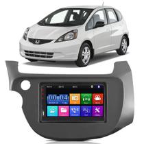 Kit Multimídia Mp5 Honda Fit 2009 2010 2011 2012 2013 2014 7 Polegadas Espelhamento Android e IOS