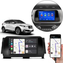 Kit Multimídia Mp5 Kicks 2016-2022 7 Pol Touch-screen Carplay + Câmera de ré
