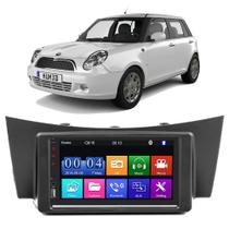 Kit Multimídia Mp5 Lifan 320 2010 2011 2012 7 Polegadas Espelhamento Android e IOS USB SD Bt