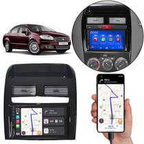 Kit Multimídia Mp5 Linea 2009 A 2014 7 Pol Touch-screen Carplay + Câmera de ré