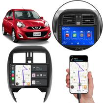 Kit Multimídia MP5 March Versa 2014-2020 9 Pol Android-Auto Carplay