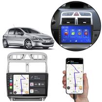 Kit Multimídia MP5 Peugeot 307 2002 03 04 05 06 07 08 09 10 11 12 9 Pol Android-Auto Carplay