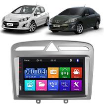 Kit Multimídia Mp5 Peugeot 408 308 2012 2013 2014 2015 2016 2017 2018 2019 7 Polegadas