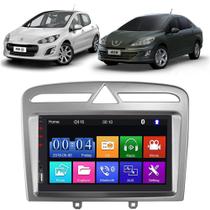 Kit Multimídia Mp5 Peugeot 408 308 2012 2013 2014 2015 2016 2017 2018 2019 7 Polegadas