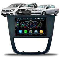 Kit Multimídia MP5 Roadstar RS-7007 7” CarPlay e Android Auto Sem Fio + Moldura 2 DIN Gol G5 Saveiro Voyage - Preta Kit Multimídia MP5 Roadstar RS-7007 7” CarPlay e Android Auto Sem Fio + Moldura 2 DIN Gol G5 Saveiro Voyage - Preta