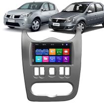 Kit Multimidia MP5 Sandero 07 08 09 10 11 7 Pol TouchScreen + Câmera de Ré