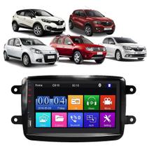 Kit Multimídia Mp5 Sandero logan Duster Kwid Captur 7 Polegadas Espelhamento Android e IOS