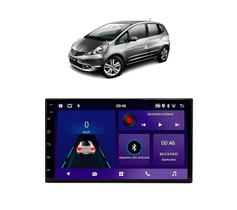 Kit Multimídia New Fit LX LXL DX EX 2009 / 2014 Android 7 Pol 2/32GB Carplay - 701KC First Option