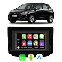 Kit Multimidia Onix 2020 2021 2022 2023 2024 7" Android Auto CarPlay Voz Google Siri Tv Online Bluetooth