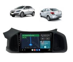Kit Multimídia Onix Prisma 2013 / 2016 LT LTZ Android 9 Pol 2/32Gb Carplay - Vision 8990CP