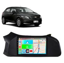 Kit Multimidia Onix Prisma Joy LS LT 2012 / 2019 Carplay AndroidAuto 9 Pol BT USB FM - Roadstar 908BR