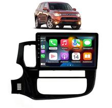 Kit Multimídia Outlander 2014 / 2019 CarPlay AndroidAuto 9 Pol USB Bt FM - 908BR Roadstar