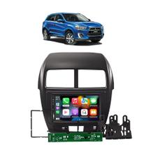 Kit Multimídia OUTLANDER SPORT 2010 até 2016 7 Pol CarPlay AndroidAuto USB SD Rádio Bt
