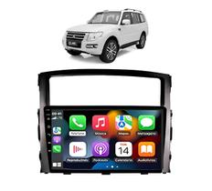 Kit Multimidia Pajero Full 2008 / 2021 9 Pol Carplay AndroidAuto BT USB FM - Roadstar 7009BR