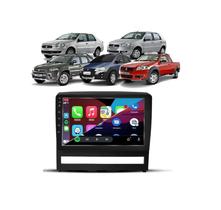 Kit Multimidia Palio Siena Strada Idea 2005 / 2011 AndroidAuto 9 Pol BT USB FM - Roadstar 908BR