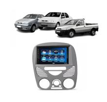 Kit Multimídia Palio Strada Siena Fire C/ AR 2002 / 2014 Mp5 2din Bt Usb Fm Leitor SD Espelhamento