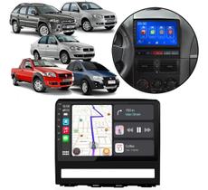 Kit Multimídia Palio Strada Siena Idea 2005 / 2011 9 Pol Android Carplay Gps 2/32GB - 915BR ROADSTAR