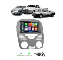 Kit Multimídia Palio Strada Siena S/ Ar 2001 / 2014 7 Pol CarPlay AndroidAuto - First Option 8100